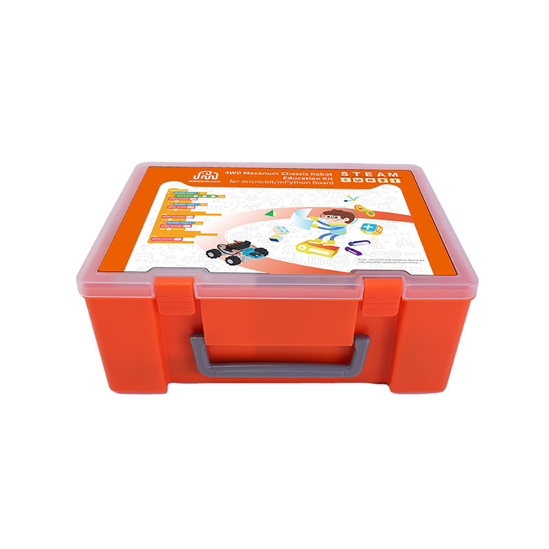 ชุดเรียนรู้ micro:bit / mPython : 4WD Mecanum Chassis - Image 4
