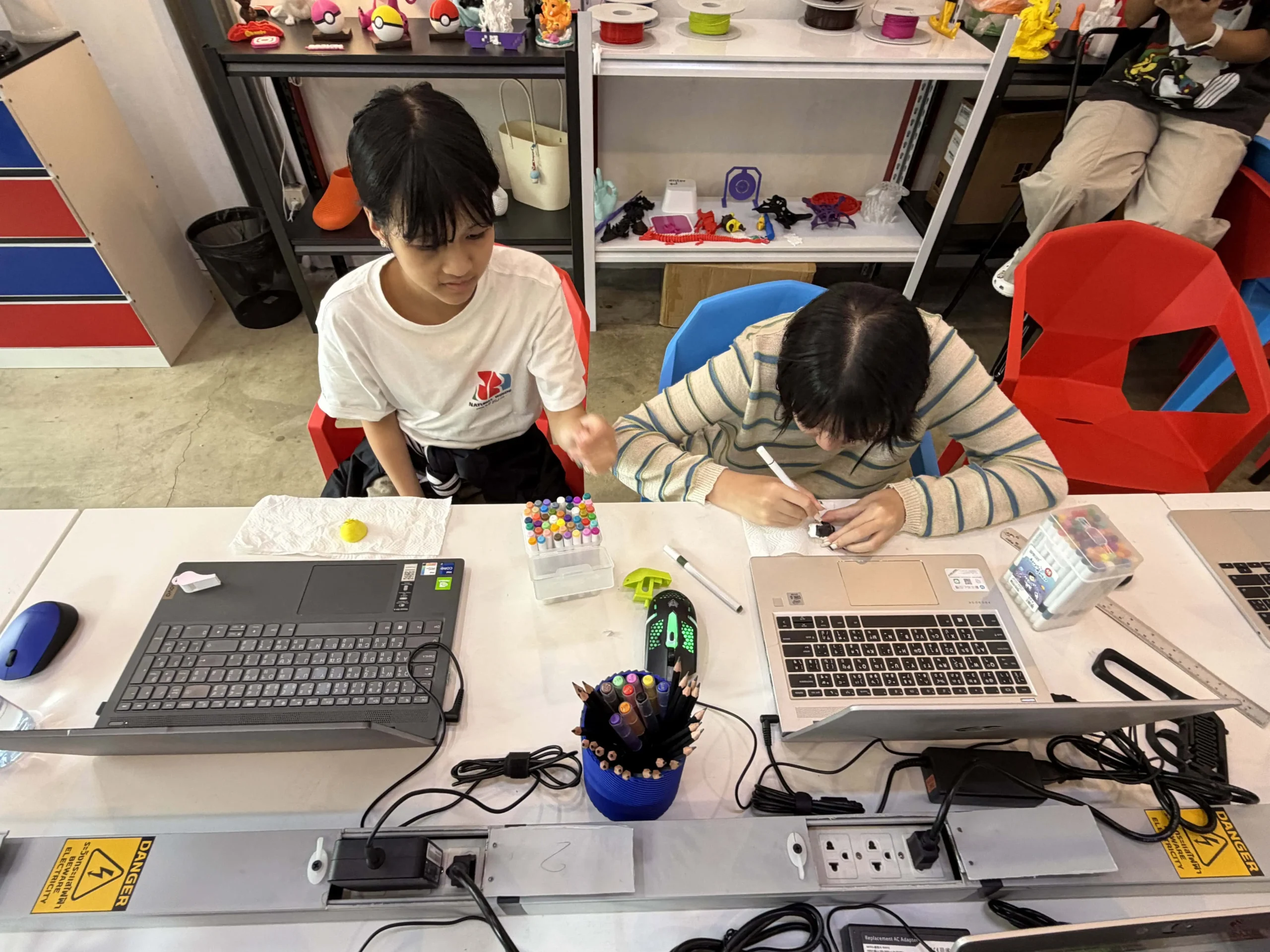 ผลงานจากการ เรียน 3D Printer เด็ก ที่ IOTEC Thailand