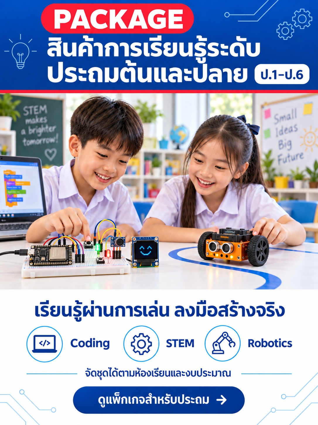 Package สินค้าเด็กประถม IOTEC Thailand