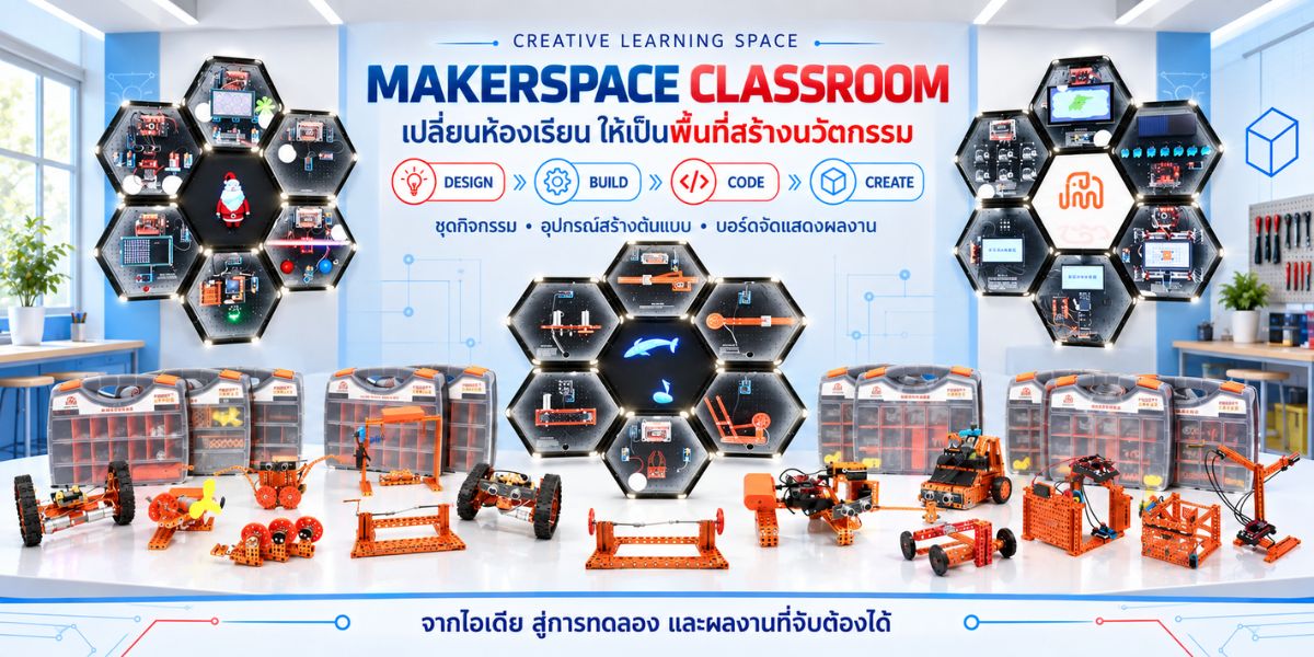 ห้องเรียน STEM MAKERSPACE ชุดเรียนรู้