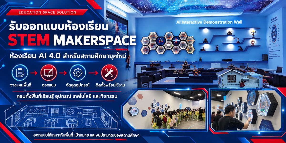 ออกแบบ ห้องเรียน STEM MAKERSPACE ชุดเรียนรู้