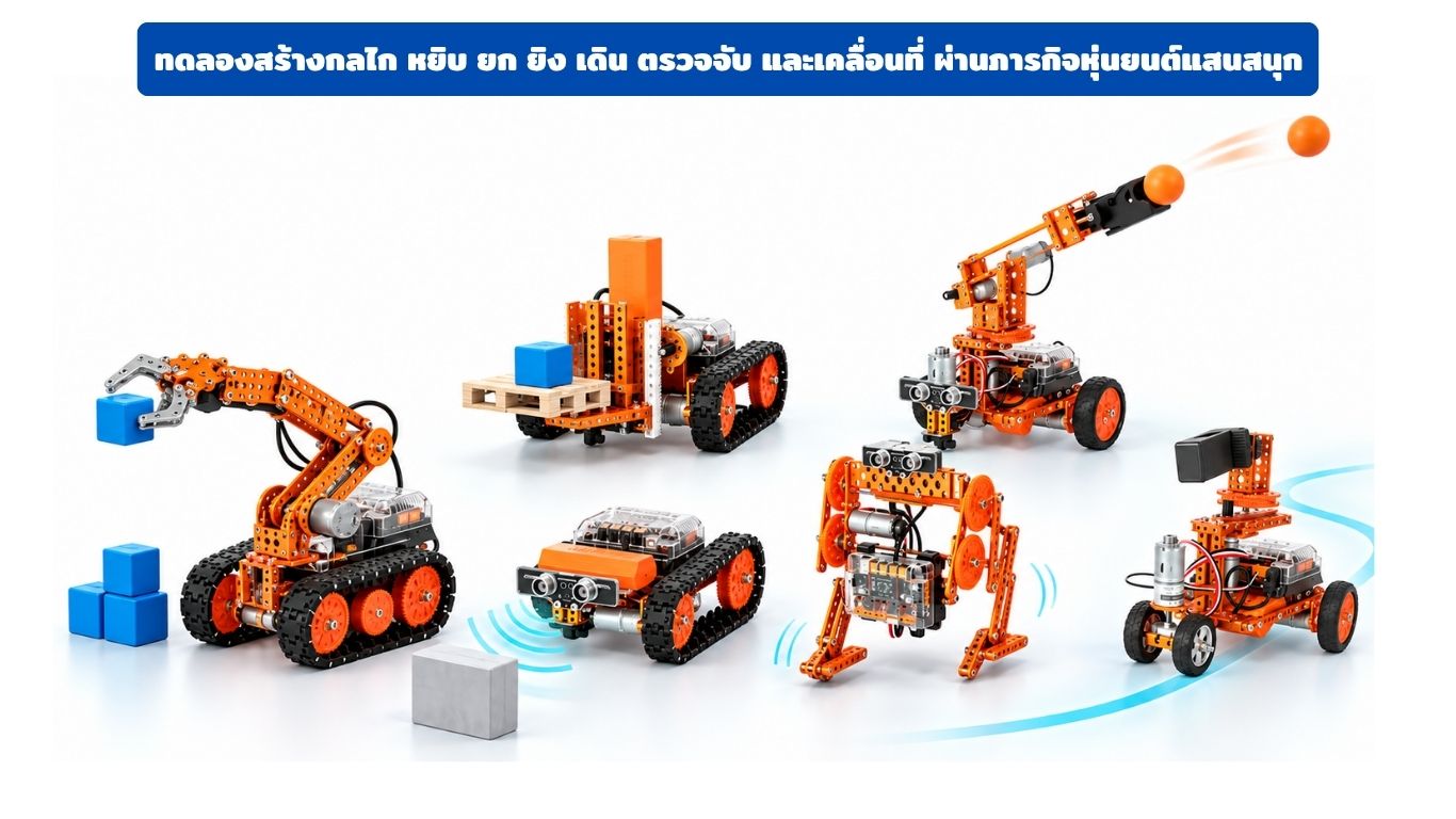 ประกอบหุ่นยนต์ Weeemake ที่ IOTEC Thailand