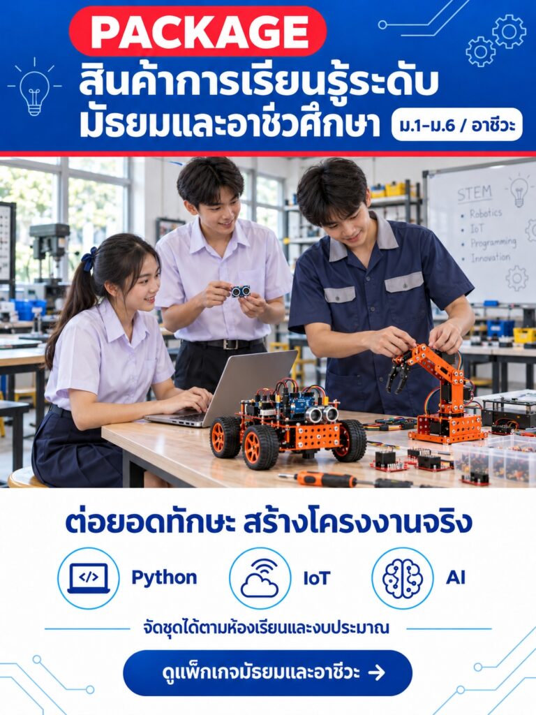 Package สินค้ามัธยม อาชีวะ IOTEC Thailand
