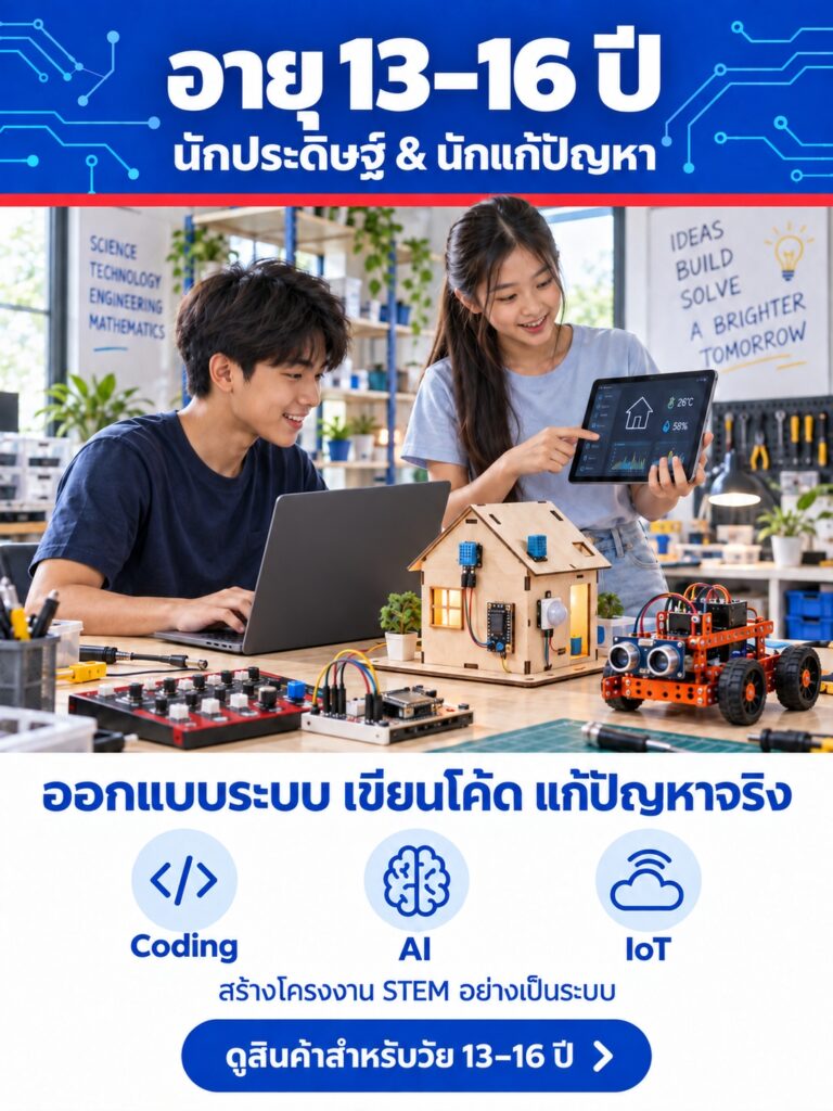 กลุ่มสินค้า นวัตกรรม อายุ 13 - 16 ปี
