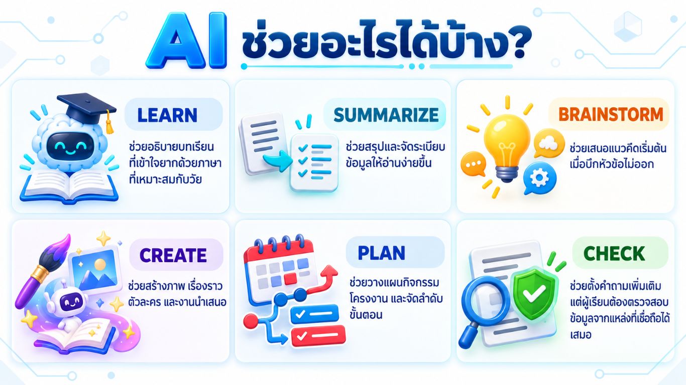 AI ช่วยพ่อแม่ และเด็กได้อย่างไรบ้าง