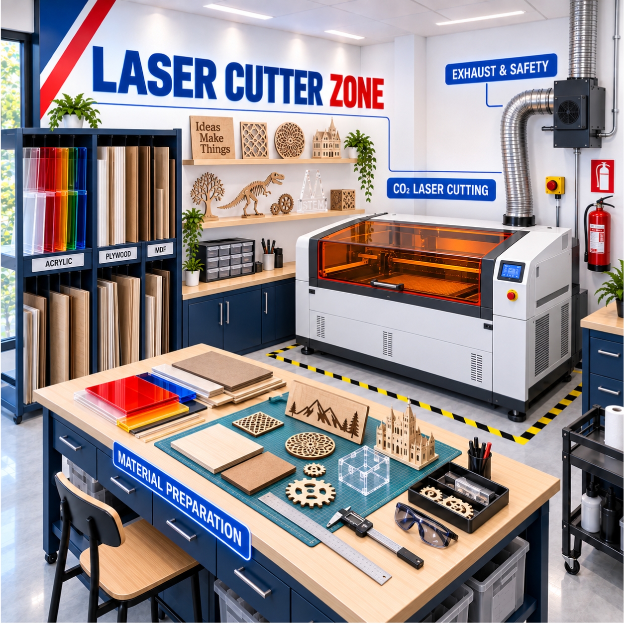 Laser Cutter Zone Maker