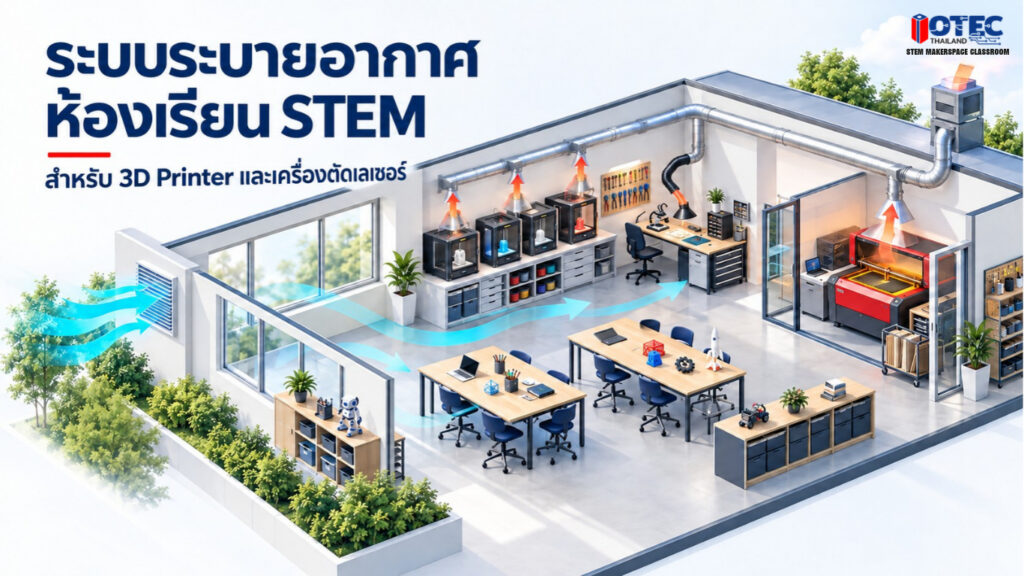 ระบบระบายอากาศห้อง STEM
