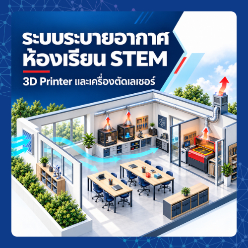 ระบบระบายอากาศห้อง STEM Cover